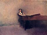Thomas Dewing The Piano painting